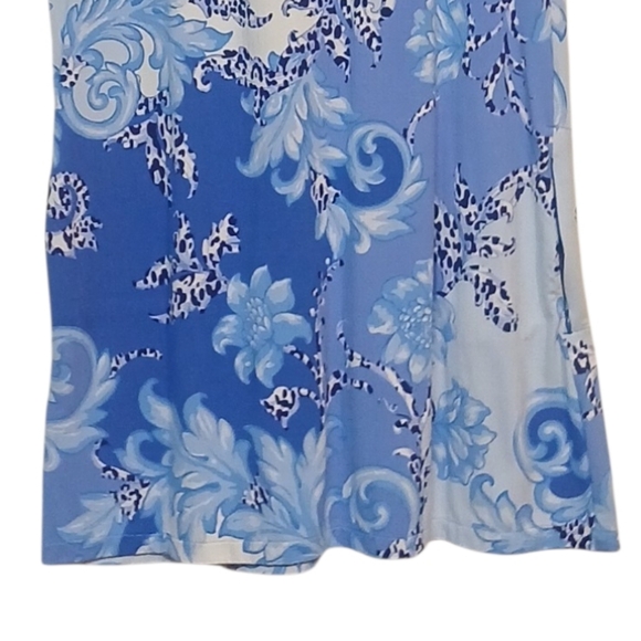 Gottox - NWOT Multi Colored Shift Dress, Zipperd Neck, Short Sleeve, Collared - Picture 7 of 11